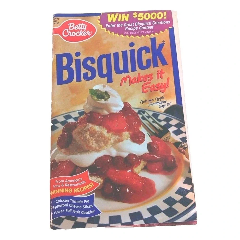Vintage Cookbook Lot Pillsbury Bake-Off Bisquick Festival‎ Cornbreads 4 Booklets